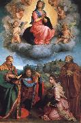 Andrea del Sarto Virgin with Four Saints Germany oil painting artist